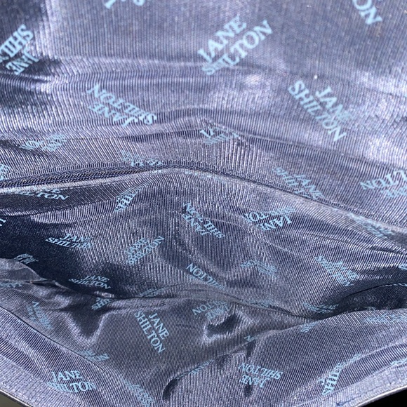 JANE SHILTON Gorgeous Genuine Leather (Navy) Used,Looks Unused! ~6463-ACC-001 - Picture 5 of 10